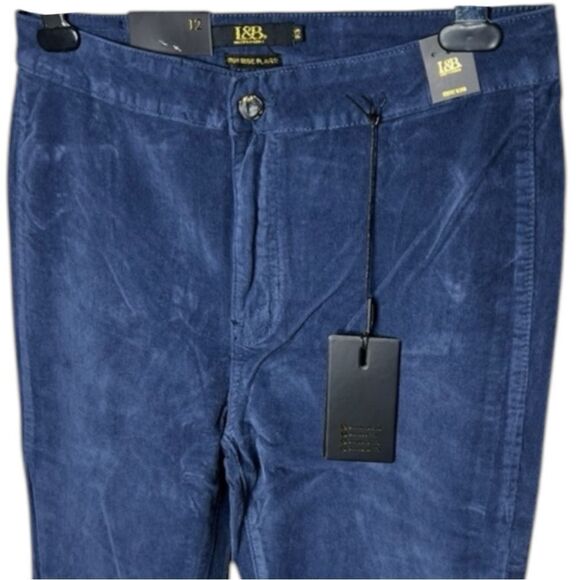 Lucky & Blessed Navy Carson Corduroy Flares NWT - Picture 10 of 11